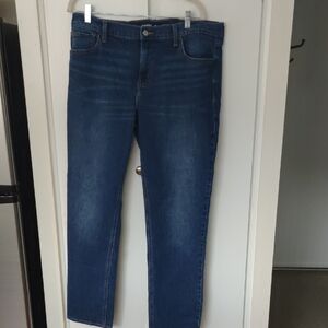 Old Navy Dark Blue Mid-Rise Jeans